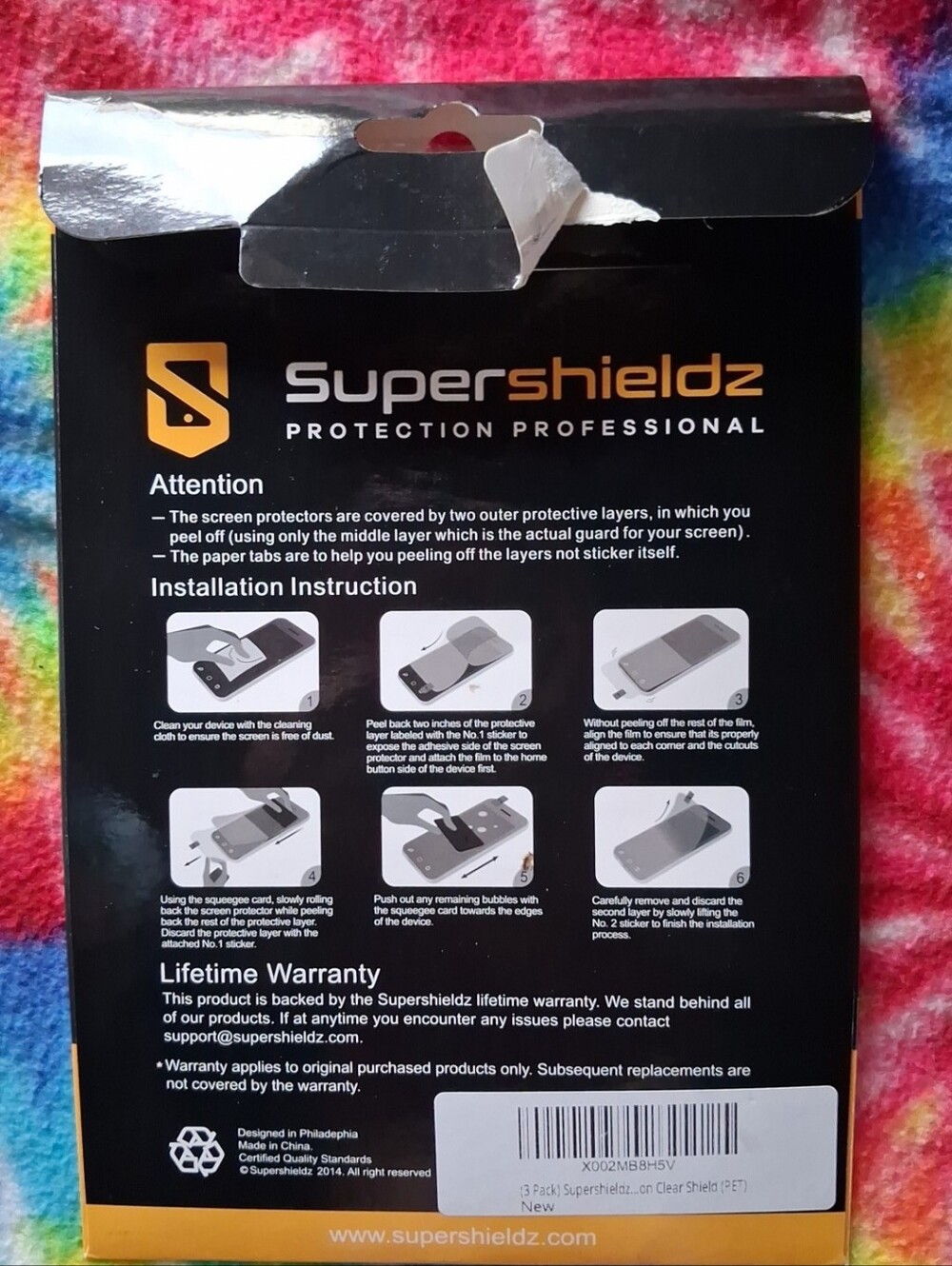 1 Tablet Screen Protector Open Box - Picture 2 of 2